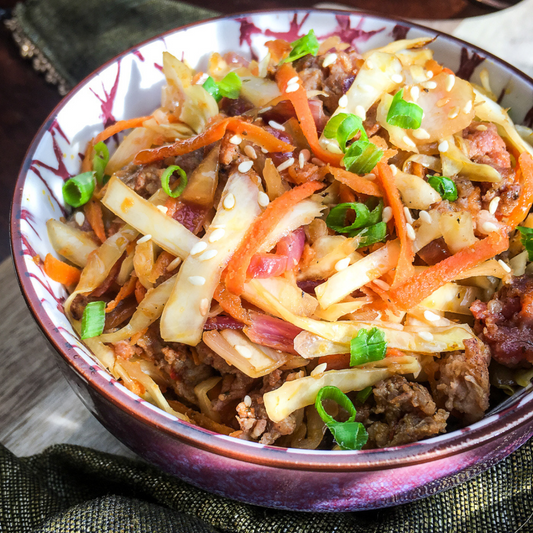 Keto Friendly Egg Roll in a Bowl