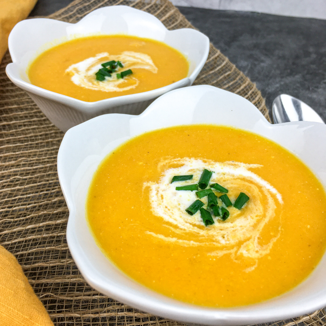 Keto Friendly Creamy Golden Gazpacho Soup