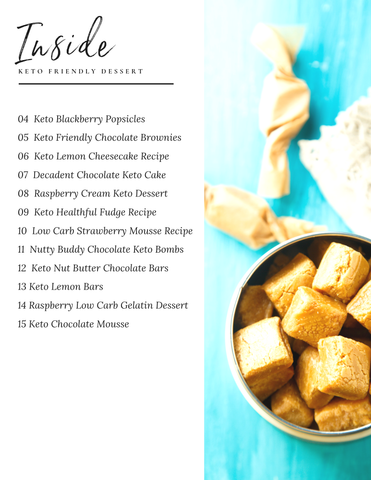 Keto E-Cookbook Bundle: 65 Low-Carb Recipes & Desserts | Dr. Lisa O