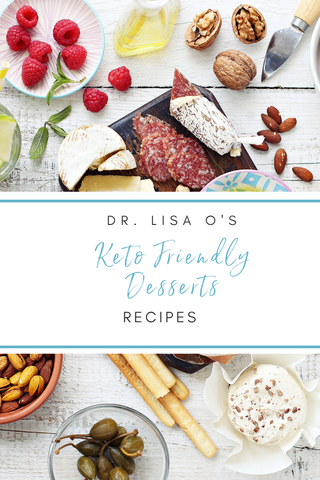 Keto E-Cookbook Bundle: 65 Low-Carb Recipes & Desserts | Dr. Lisa O