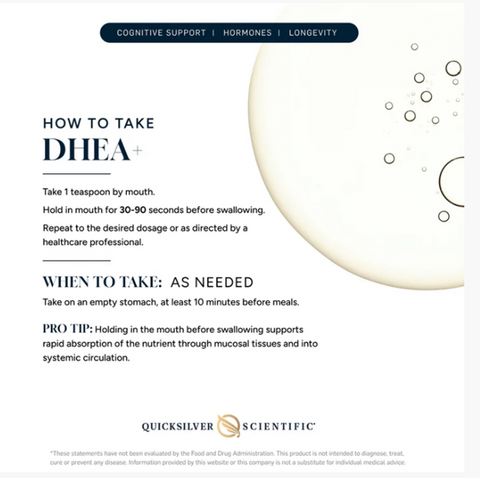 Quicksilver Scientific Professional DHEA+ 100mL