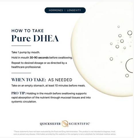Quicksilver Scientific Professional Pure DHEA