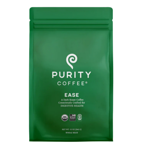 Purity Coffee Ease: Dark Roast Whole Bean Coffee
