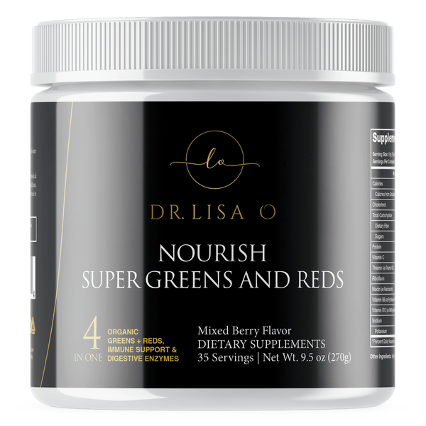 Dr. Lisa O's Nourish Super Greens and Reds