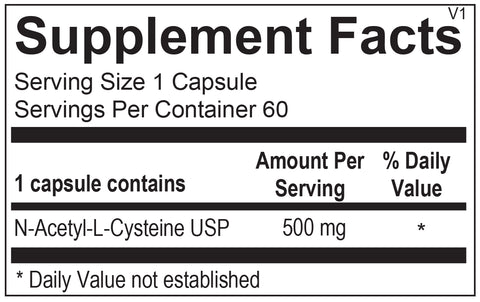 Dr. Lisa O's N-Acetyl Cysteine (NAC)